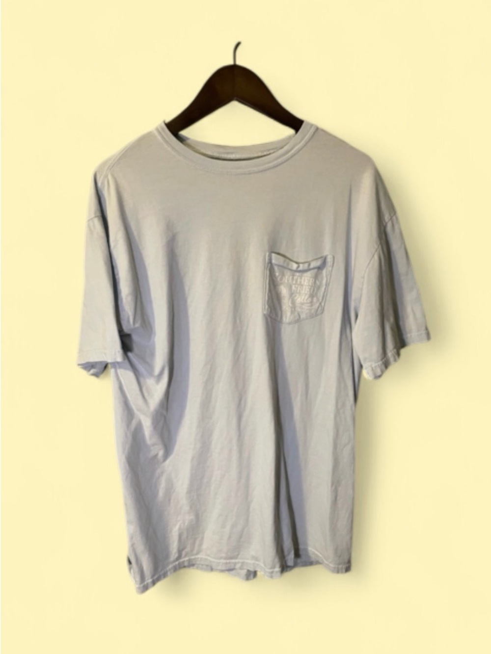 Southern Fried Cotton Pale Blue Tee
